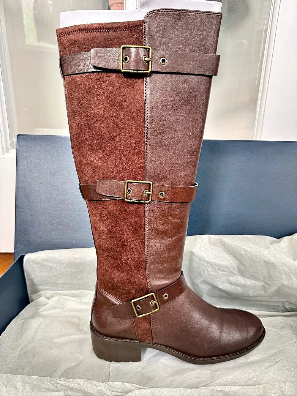 Cole Haan Salem Tall Boot II Brown US 7 Like New
